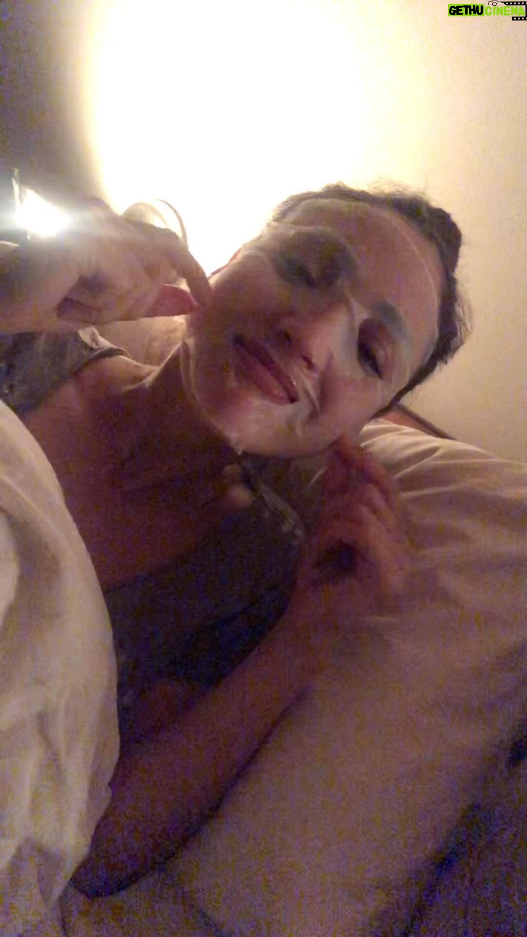 Lindsey Morgan Instagram - The Honeymoon. DISCLAIMER: thank you all for the well wishes 😂 but we are not married yet! It’s for a new project!! But I couldn’t help but try to prank my mom. Thanks for playing along 🙊😘 Also, Shaun got a mouthful of mask serum 😂