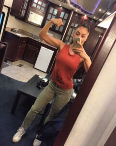 Lindsey Morgan Instagram - Keep finding those baby Raven gems. 😂 Twisted my ankle for the 4th time in 4 seasons.