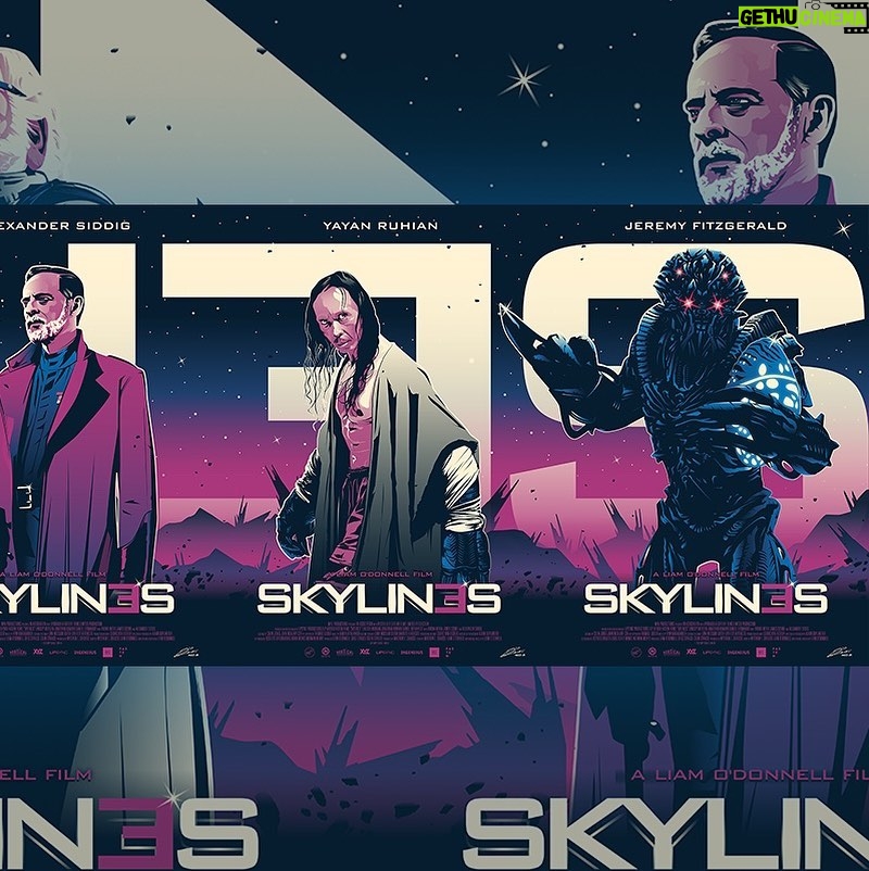 Lindsey Morgan Instagram - TODAY’S THE DAY. . . . SKYLIN3S on VOD/Digital TODAY! Link in bio. With the never complained once/ masterful alien brother @jeremy_fitzgerald & incomparable @alexandersiddig Art by the best @julienricojr