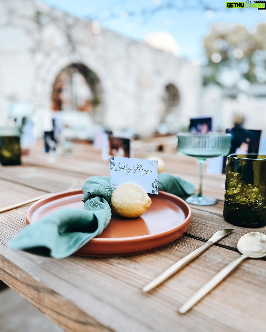 Lindsey Morgan Instagram - The Rehearsal Dinner Pt. 1 Thank you so much to all of our incredible vendors for making this the beginning of the most magical weekend 📸 @charmingimages Venue Villa Artique @feel.austin Hosted by @karenadawn Tables & chairs @lootrentals Plates & Glassware @tablemannerstx Cocktails @madremezcal Our incredible chef Meredith Shaffer Planning @hillcountrynative