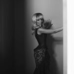 Lyudmila Chebotina Instagram - Black diamond 💎 Outfit: @yanadress 🤍 Diamonds : @yanajewellery 🤍 Mua and hairstyle : @mereha_k 🫶🏻 Photo : @pavelshelkovnikovph 🫰🏼