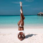 Mélanie Dedigama Instagram - . 🧘🏽‍♀️Yoga Time 🧘🏽‍♀️ . . #yoga #yogagirl #fit #view #mood #picture #yogi #body #bikini #girl #sexy #mowgli #journeemondialdub Paradise
