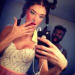 Mélanie Dedigama Instagram - #repost #SONY #publicity #makeup @fashiongandhi 😜👌🏽 #funny #india #selfie #tbs #sunday #picture 😘😘😘