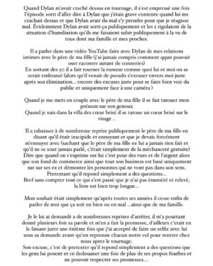 Mélanie Dedigama Instagram - La boucle est bouclée.
J’ai préférée abandonné pour mon bien être psychologique plutôt que de continuer à subir et me faire autant de mal.
J’ai fait un choix égoïste mais nécessaire pour mon bien être et ma santé mentale.

Je vous laisse lire attentivement pour ceux que cela intéressent, les textes mis juste ci-dessus.

J’ai trop longtemps laisser faire les choses sans ne jamais rien dire jusqu’à peu, en accusant le coup à chaque fois et pendant trop longtemps... aujourd’hui c’est terminé.
Les textes comportent 1/4 de tout ce qui a pu se passer, et de ce que cette personne m’a fait subir, j’allais pas non plus écrire un bouquin vous m’excuserez.

Se racheter une image fausse sur le dos de qqun c’est malheureusement pas la première fois et ça ne sera malheureusement pas la dernière pour cette personne assoiffée de buzz !

Je préfère dire ce que j’ai à dire et ce que je ressens et me sentir soulagée d’un poid énorme et ce que j’ai pu ressentir durant toutes ces années plutôt que devoir encore subir injustement la méchanceté de cette personne qui se fait passer pour ce qu’elle n’est pas.
Libre à vous de pensez ce que vous voulez.

Bonne lecture.

#laa7 #lesapprentisaventuriers