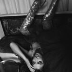 Mélanie Dedigama Instagram - 🔥🔥🔥 . Shooting for @faddy_magazine_usa Photographer : @stefanierenoma Beauty : @dorianjollet Styling : @audrey.jehanno Editing : @raphael_say Place : @sinnerparis . #newyork #magazine #beauty #blackandwhite #shooting #edit Sinner Paris