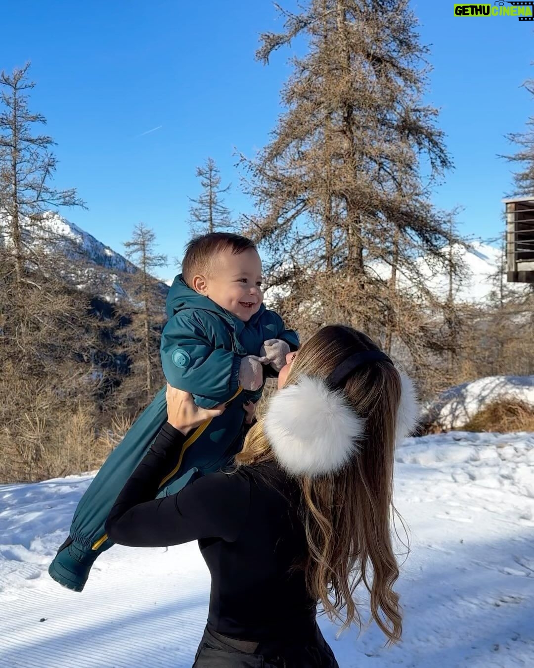 Maddy Burciaga Instagram - Petit séjour à la Neige avec Andrea ❄️ Serre-Chevalier