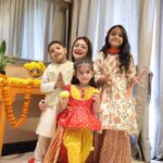 Mahhi Vij Instagram – #Incollaboration with @firstcryindia
Let’s light up Diwali with the brightest smiles on the faces that light up our lives. And I made it special for my lil ones with @firstcryindia’s endless ethnic and festive wear collections and more. 

I chose this beautiful traditional Dhoti set and Gharara set for Khushi & Tara. and for Rajveer the classic kurta set to ace his Diwali in style. @firstcryindia’s festive and ethnic wear collections are the best to make your kid’s moments special, a dash of culture wrapped in festive feels and comfort.

We create beautiful memories with each Diwali, the outfits, the sweets, diyas, and gifts! Reminding us of the warmth and traditions that define this festival. Use my code MAHHIDW50 for 50% off on Fashion and 45% off on everything else on @firstcryindia. Let’s make this Diwali truly special! 🪔

 #firstcrywalidiwali23 #firstcrywaliDiwali #firstcryindia #firstcry #FussNowAtFirstcry #firstcryfashion #kidsfashion