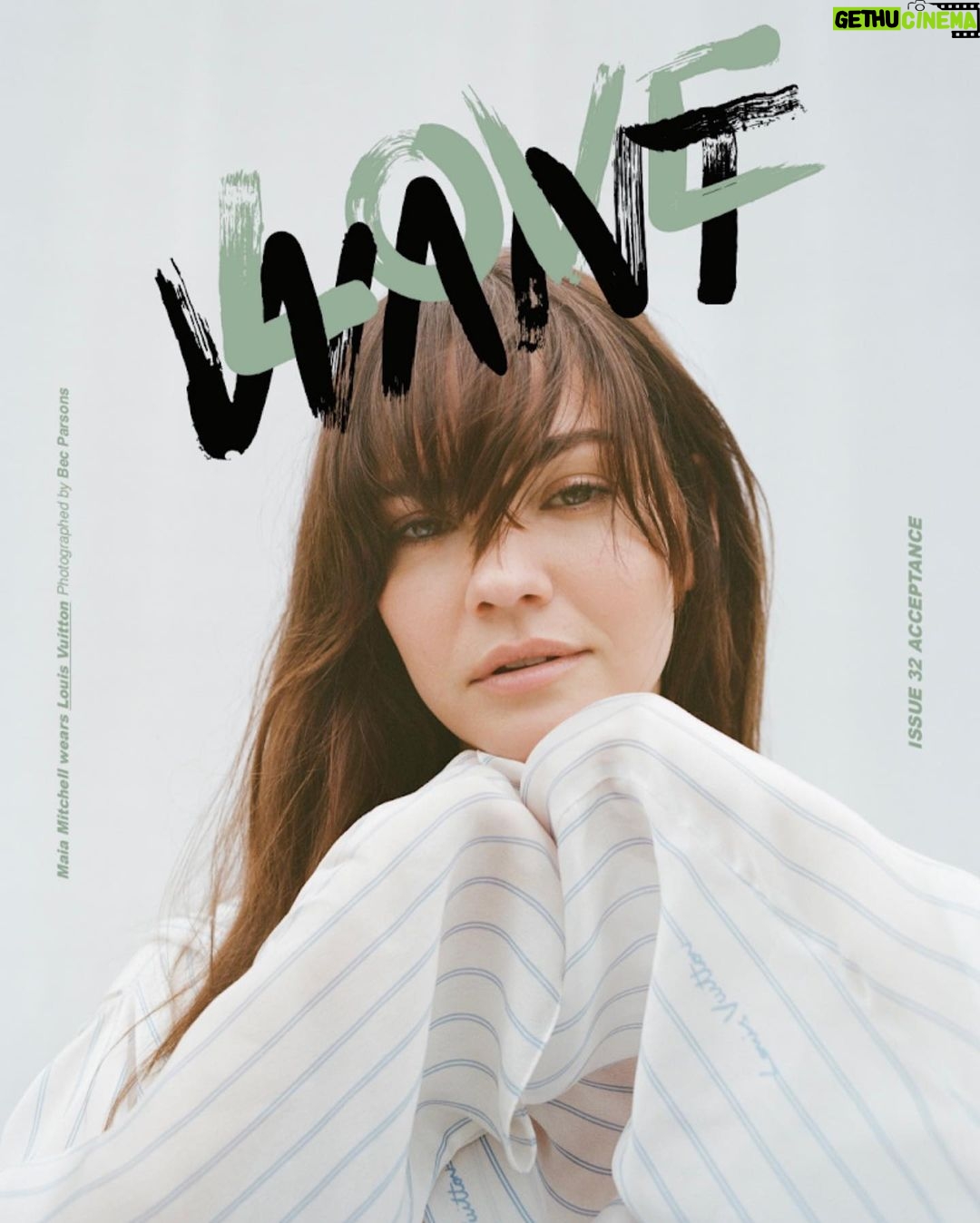 Maia Mitchell Instagram - @lovewant - The Acceptance Issue ✨ Editor-in-Chief: @bartcelestino Styling: @monicarussell_ Photographer: @bec_parsons Writer: @_kathryncarter Hair: @alanwhitehair Makeup: @lindajefferyesmakeup Production: @theartistgroup Styling Assistant: @piamazza.___ Photographers Assistant: Sherry Zheng