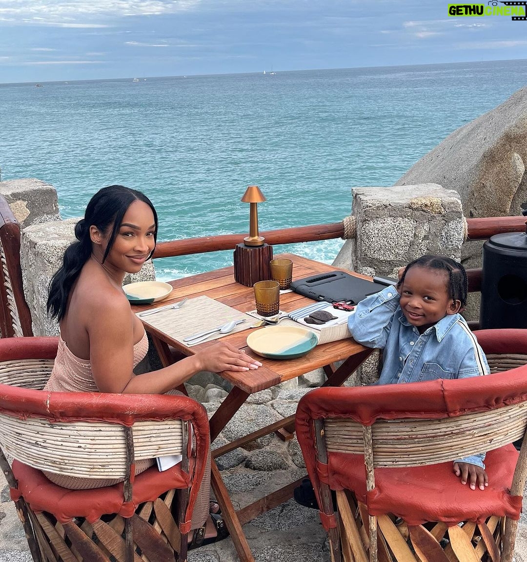 Malika Instagram - A slide full of memories with my Ace. The beautiful back drop and perfect vibes brought to us by @wapedregal Waldorf-Astoria Pedregal Los Cabos