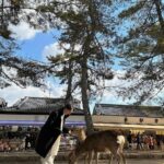 María Chacón Instagram - De los días más bonitos. 🦌🌲🤍 Haciendo feliz a la de la última foto 🥹🤍 Nara Park, Japan