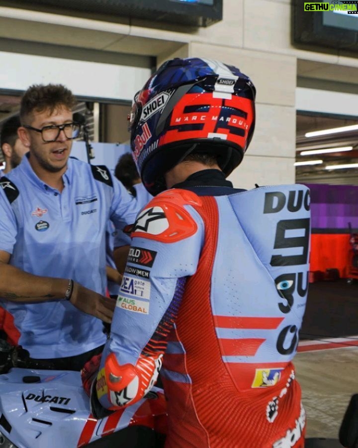 Marc Márquez Instagram - La primera carrera del año siempre es especial, vuelven esas mariposas que tanto echábamos de menos. El principal objetivo era hacer un fin de semana sólido y lo hemos conseguido (P.4) Gracias por todo el trabajo @gresiniracing 🤜🏼🤛🏼😁 First race of the year is always special, with those extra butterflies that we miss so much. Our main goal was to have a solid weekend and we achieved it (P.4) Thanks for all the hard work!! #MM93 #QatarGP Lusail International Circuit
