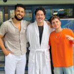 Marcos Veras Instagram - Eu e meus calabresos @amaurylorenzo e @di_egomartins no #VamoInvadirSuaCasa de ontem . Foi demais meninos, obrigado pela disponibilidade e diversão. E você curtiu?