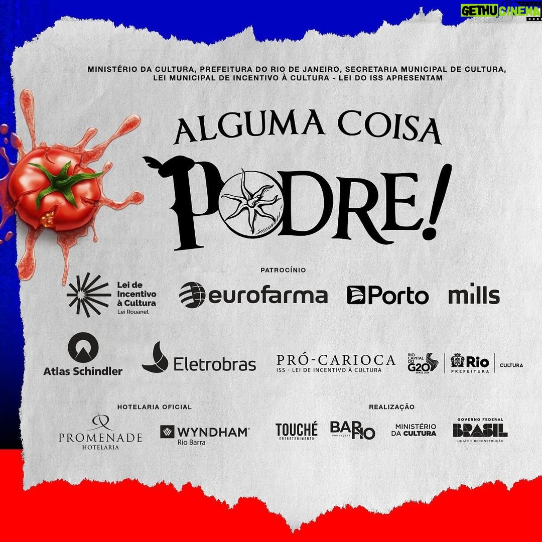 Marcos Veras Instagram - A gente até podia fazer uma piada de primeiro de Abril mas o @omarcosveras tá muito anjo pra gente mentir por aqui: FALTAM CINCO DIAS, Rio de Janeiro, e não é mentira! Nesta sexta-feira o musical mais Podre AND Premiado do Brasil estreia no RILDY! 🍳 TEMPORADA NO RIO: a partir de 5 de abril no @teatrocasagrande 🎫: ingressos no link da bio #musicalpodre #shakespeare #somethingrotten #broadway #algumacoisapodre #teatromusical #teatroemSP #teatroRJ #showtime #cultura Teatro Casa Grande