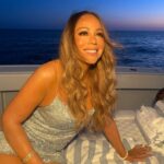 Mariah Carey Instagram - 3.27 at dusk 🌒❤️
