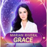 Marian Rivera Instagram – Marian Rivera as GRACE 
🌟 In her much awaited return, Marian Rivera takes on her most extraordinary role as Grace. Nang aksidenteng bumagsak ang isang alien pod sa mausoleum na kinahihimlayan ni Katherine, magt-transform ang life force mula sa pod at gagayahin ang itsura niya. Kalaunan, sina Carlos at Doy ang magbibigay sa kanya ng pangalang “Grace,” ang alien na may telekinetic powers at kakayahang bumasa ng memorya ng iba. Tutulungan ng mag-ama si Grace na makauwi sa pinanggalingan niya,
ngunit mapapalapit sila nang husto sa isa’t isa.

Makikilala na natin siya sa #MyGuardianAlien, World Premiere on April 1, 8:50 PM on GMA Prime!