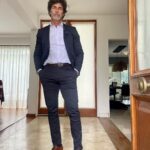 Mariano Martínez Instagram - Listo con mi outfit de @janosatelier @luciano_guerson para ir a la @lamesazarg de @juanavialeoficial .