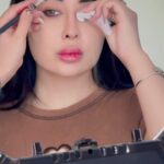 Marina Alobaidi Instagram - قبل وبعد الميكب 4k💄👗 . العدسات من @banalenses 👁️ Makeup by : @makeup.dania.338 . @tonysawaya_baghdad #مارينا_العبيدي #missarabworld2021🇮🇶 #makeupartist #makeup #hudabeauty #fashion #explore #fyp