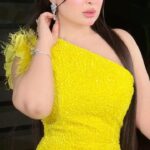 Marina Alobaidi Instagram - 🍰💛☀️ . . @tonysawaya_baghdad Makeup by 💄: @makeup.dania.338 Hair by @manar.zaour Dress by 👗: @lirat.ateuler . . #مارينا_العبيدي #missarabworld2021🇮🇶 #luxury #luxurylifestyle #fashion #dubai #dress #yellow #fyp #explore #explorepage