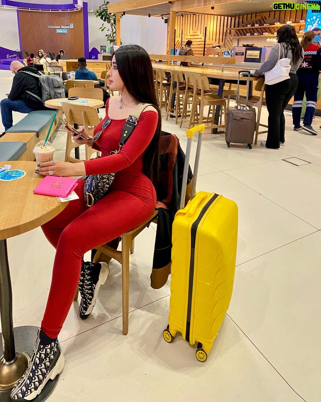Marina Alobaidi - 70.8K Likes - Airports are my bae ♥️💛✈️🛩🛫
.
.
@dior 👑
.
#مارينا_العبيدي #ملكة_جمال_العرب #missarabworld2021🇮🇶 #missarabworld2021 #luxury #luxurylifestyle #luxurytravel #businesslounge✈️#dior