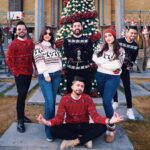 Marina Alobaidi Instagram - كل عام وانتو بألف خير وعافيه وحب متابعينا الحلويييين ♥️ Happy new year 🌲⛄️❄️ @m.u_r @mohamed.adil @aboody_kareem @abbas_shibani @basma_baghdad . . . #مارينا_العبيدي #missarabworld2021#christmas #christmastree #happynewyear #iraq #baghdad #friends #explore