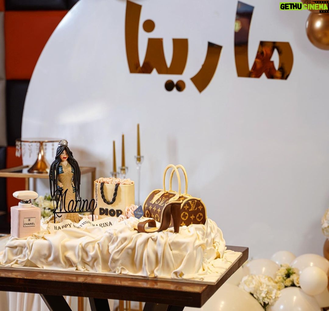 Marina Alobaidi Instagram - โจ 24/2 โจ Birthday girl โจ๐๐ Taken by ๐ธ : @ali.alfariss Make up ; hair ; dress by @aredocenter @aredo_center Birthday cake ๐ designed by : @fahad_alhalwany . . . . #ู
ุงุฑููุง_ุงูุนุจูุฏู #luxury #birthdaygirl #birthday