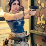 Marina Alobaidi Instagram - 🐆 . . #مارينا_العبيدي #missarabworld2021🇮🇶 #dubai #shooting #action #explorepage