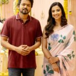 Meenakshi Chaudhary Instagram - Still feels like a dream!✨✨ So so excited to be a part of #Thalapathy68 Extremely grateful for all the wishes and cannot wait for you guys to see the magic on screen 🫶🏽🥰 #thalapathy68 @actorvijay Sir, @venkat_prabhu @archanakalpathi @itsyuvan @aishwaryakalpathi @agsentertainment