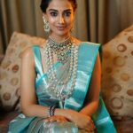 Meenakshi Chaudhary Instagram – Saree and I , it’s a love story 🙈🤓🫶🏽

Clicked  by- @srikrishna_photography9
Jewellery- @amyrasilver
Saree makeover -@_h_d_beauty_parlour_ 
Make up –  @chadarasapallivamsikrishna 
Hair – @chinnisrinu_stylist