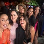 Melissa Fumero Instagram - Last night a whole bunch of Latinas gathered to celebrate the premiere of @flaminhotmovie directed by the incomparable @evalongoria with brilliant performances by @jessejohngarcia & @annieggonzalez!! It was so special to catch up with old friends, and to watch this film in a theatre packed with Latinos who laughed, clapped, snapped, and cried throughout. What a night. Watch Flamin Hot on @hulu or @disneyplus this weekend!!! Your watch is a vote for more Latin stories SO PRESS PLAY!! 🔥🔥🔥🔥🔥🔥🔥 Styled by: @arieltunnell Top and skirt: @aliceandolivia Shoes: @schutz Clutch: @tylerellisofficial Jewelry: @melindamaria_jewelry @rachelkatzjewelry