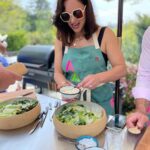 Melissa Fumero Instagram - Had the best time celebrating @bricialopez’s new Cookbook with @theglutster, ASADA, The Art of Mexican-Style Grilling! We got to make the grilled Caesar salad from the book and then pigged out on the most delicious asada I’ve ever had!! Congrats Bricia!
