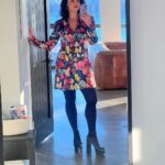 Melissa Fumero Instagram - 🌸🌺🗽🏙️💐🌼 Styled by: @arieltunnell @nora_foley Makeup: @timmackaybeauty Hair: @petermatt Dress: @aliceandolivia Shoes: @sam_edelman Earrings: @nickhorey