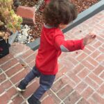 Melissa Fumero Instagram - Happy Valentines Day and Happy 3rd Birthday to our lil pup Axel!! You light up our lives and you make us smile everyday. We’re so grateful for all your silly faces, dancing, singing, and your love for drawing and all things art. We love you, buddy. EDIT: just realized it looks like he’s falling, but he’s actually jumping! No harm was done taking this pic!