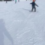 Melissa Fumero Instagram - Just two parents over here MEGA proud of our kid for picking up snowboarding so damn fast! He was a bit scared to go out after lessons, and we pushed him a bit to try (always kind of scary to do as a parent!) and he faced his fear and killed it! Now Papa has his forever snowboarding buddy ❤️❤️❤️