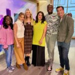Melissa Fumero Instagram - Had a great time, as always, with the folks at @thetalkcbs today!! Thanks to my all star glam team once again 💄: @tamah_krinsky 💇🏻‍♀️: @brianfisherhair 👗: @arieltunnell 💚💚 ALSO GO VOTE!!!!! 💙💚💚 Sweater + Skirt: @tibi Boots: @sam_edelman Earrings: @alisonlou