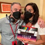Melissa Fumero Instagram - SOOO happy to be back!! Posted @withrepost • @rickpage_ WE BACK! #GrandCrew #GrandCrewNBC #Season2 #ClangClang #NineNineForever #Director #Cinematography #Grateful 🎥🍷