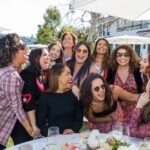 Melissa Fumero Instagram - The loveliest gals to spend #GalentinesDay with! @evalongoria knows how to throw an incredible soirée like whoa💗💗💗💗💗💗💗💗💗 Décor - @marketingstudiola Chef – @hungrybearcatering Florals - @butterflyfloral Jewelry - @baublebar Tequila - @casadelsoltequila Cookies - @dulcebellasweets Events - @wearejunecollective Photos - @carlosericlopez