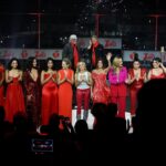 Melissa Fumero Instagram - I am so inspired #RedDressCollection and the work @GoRedforWomen does to spread the word about women’s heart health. But we have more to do. Many Hispanic women aren’t aware that heart disease is their No. 1 killer. Let’s speak up for the women we love. Dress by Narces @narcesofficial makeup: @madison.makeupartist Hair: @sicaiscool