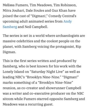 Melissa Fumero Instagram - Awww yeahhh!!! Sooooo excited to share this news! This show is so fun and SO FREAKIN FUNNY, but of course of it because it’s coming the minds of @neilerdude & Andy (@thelonelyisland) Two of my faves and two of the funniest people on planet earth. Coming soon!!!