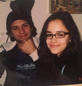 Melissa Fumero Instagram - These two kids hated Valentines Day and thought it was bullshit until their second sweet child was born on said stupid holiday and now they’re all like “what a sweet & special holiday!!!” @davidfumero thanks for loving me, crooked glasses and all. 🥰