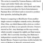 Melissa Fumero Instagram - SOOOO excited to join this show!! My extraordinary friend @thatvanessaramos created a hilarious, heart warming, and fun world that I can’t wait for you all to see! Oh, and my buddy @paymanbenz is directing and producing!! Oh, and @rickpage_ is the DP! Oh, AND I get work with Randall Park?!! GUYS IT DOESNT GET BETTER THAN THIS!!