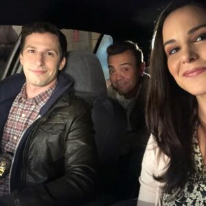 Melissa Fumero Instagram - What a whirlwind these last couple of days have been. Here’s a big ol #Brooklyn99 dumpity dump ✨✨