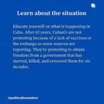 Melissa Fumero Instagram – Listen to the people. #SOSCuba ❤️❤️🇨🇺❤️❤️
