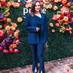 Melissa Fumero Instagram - Last night was magical celebrating @withloveonprime with a screening of episode 1, and an intimate dinner. It was so fun to gather with friends and celebrate @gloriakellett and the cast of this wonderful show. I love it so much, and I can’t wait to see the rest of Season 2 on June 2nd! Suit: @normakamali Shoes: @sam_edelman Clutch: @rosantica_official Earrings: @jenniferfisherjewelry Rings: @rachelkatzjewelry Styled by: @arieltunnell @nora_foley