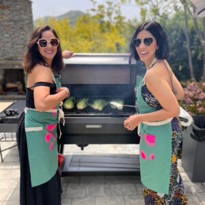 Melissa Fumero Instagram - Had the best time celebrating @bricialopez’s new Cookbook with @theglutster, ASADA, The Art of Mexican-Style Grilling! We got to make the grilled Caesar salad from the book and then pigged out on the most delicious asada I’ve ever had!! Congrats Bricia!