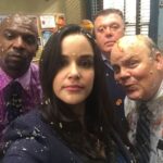 Melissa Fumero Instagram - Happy #Brooklyn99 on @netflix Day!!! Seasons 1-4 are available TODAY!! So take a trip down memory lane with us, and have a little rewatch! Man, did we have fun making this show. Nine Nine Forever. 🚨❤️🚨❤️🚨