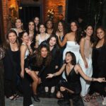 Melissa Fumero Instagram - This mama went out TWO NIGHTS IN A ROW! If you know me, you know how rare that is. Friday night, @equisculture threw the MOST FUN party celebrating Latinx excellence! We drank, we danced, and we celebrated our girl @americaferrera! We are so damn proud of you amiga!! Last night, the celebrations continued for our dear friend @the_jon_snow’s birthday! I forgot to get a picture cuz I was LIVING IN THE MOMENT but it was an amazing dinner with amazing company, and I did get a picture of my outfit cuz I love it and we arrived early to said amazing dinner. Also, in other news- my husband now has a mustache.