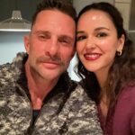 Melissa Fumero Instagram - This mama went out TWO NIGHTS IN A ROW! If you know me, you know how rare that is. Friday night, @equisculture threw the MOST FUN party celebrating Latinx excellence! We drank, we danced, and we celebrated our girl @americaferrera! We are so damn proud of you amiga!! Last night, the celebrations continued for our dear friend @the_jon_snow’s birthday! I forgot to get a picture cuz I was LIVING IN THE MOMENT but it was an amazing dinner with amazing company, and I did get a picture of my outfit cuz I love it and we arrived early to said amazing dinner. Also, in other news- my husband now has a mustache.