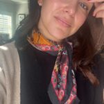 Melissa Fumero Instagram - My great aunt Gisela passed away a few weeks ago. Rumor has it she was 99, but she never told anyone her age so we’ll leave it at that. This tiny force of a woman never stopped moving… whether she was painting, drawing, cooking, telling a story with her whole body, or giving you a bear hug so hard you thought she might break your bones. I can remember begging my parents “please can you tell Tia not to hug me, it hurts!” And as I got older I loved those hugs so much and marveled at her strength. Red lipstick and always fashionable, often with the best fun jewelry or a scarf, Tia Gisela had style. She was an artist and she dressed the part. I think her art made me believe I could also pursue the arts. Like it was possible even if I was pursuing a different medium. My Tio was also an artist, a scupltor- we would spend most Saturdays at their house in Queens when I was a kid. Playing off the wall in their driveway with my brother and cousins. Poking around Tio’s studios looking for a tennis ball. Everyone gathered in their basement laughing and eating Tia’s delicious food. I have the best memories with her. I wish I would’ve visited her more in my adulthood when I still lived in NYC, but I was still young and dumb. I’m proud to have her art in my home. Rest in Peace Tia. I think I’ll start wearing little scarves more often. 💗✨