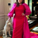 Melissa McCarthy Instagram - An amazing night with my favorite fella!! I still stand by my favorite line of all time, my after party inspiration… “leave the gun take the cannoli” ⭐️🎉 Also a big thank you to my whole glam and styling team you make all my dreams come true!!! 🩷
