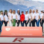Melissa Roxburgh Instagram - #HighPowered On the Set and On the Track: ⁣ Melissa Roxburgh is an actress/director currently starring in Netflix’s “Manifest”, and is now a #FerrariCorsoPilota driver. Check out her journey behind the #Ferrari296GTB wheel and her experience joining a group of high powered Ferrari participants, including the weekend’s honored guest, Lilou Wadoux, the first official female Ferrari Competizioni GT driver. ⁣ 🏎️: @mroxburgh⁣ ft: @lilou_wadoux⁣ ⁣ #Ferrari #Motorsports The Thermal Club